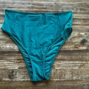 Aerie mesh high cut cheeky bikini bottom